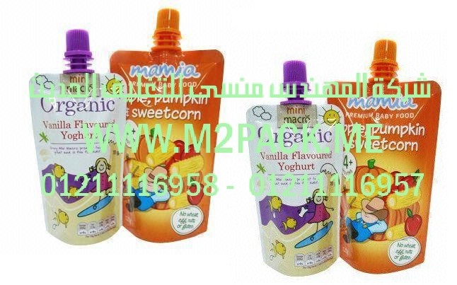 ماكينة تعبئة السوائل اللزجه ماركة ام تو باك