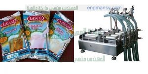 ماكينة تعبئة عصير الفواكة البست فى اكياس شركة المهندس منسي لماكينات التعبئة والتغليف
