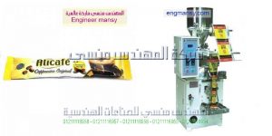 ماكينة تعبئة نصف اوتوماتيك من شركة المهندس منسي لماكينات التعبئة و التغليف