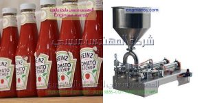 ماكينة تعبئة و سوائل لزجة نص اتوماتيك