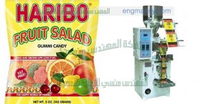 ماكينات تعبئة للحلويات والسكاكر والرز والبقوليات تعمل بالنظام الحجمي