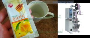 ماكينة تعبئة العصائر في اكياس الاتوماتيكي