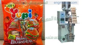 ماكينة تعبئة جيلي فى اكياس المهندس منسي لماكينات التعبئة و التغليف