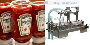 ماكينة تعبئة كاتشاب مايونيز مستردة هاينز