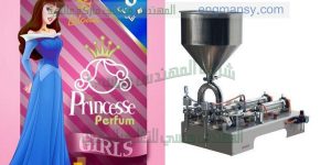 ماكينة تعبئة وتغليف سوائل في اكياس شامبو عطر لوليتا