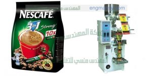 ماكينة تعبئة وتغليف قهوة نسكافيه سريعة التحضير